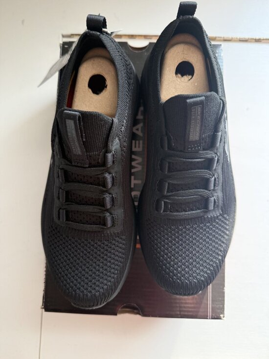 NWB Sketchers Footwear Sneaker D'Lux Walker SR Ozema Black Size US 5.5 $95 [jb] - Picture 7 of 16